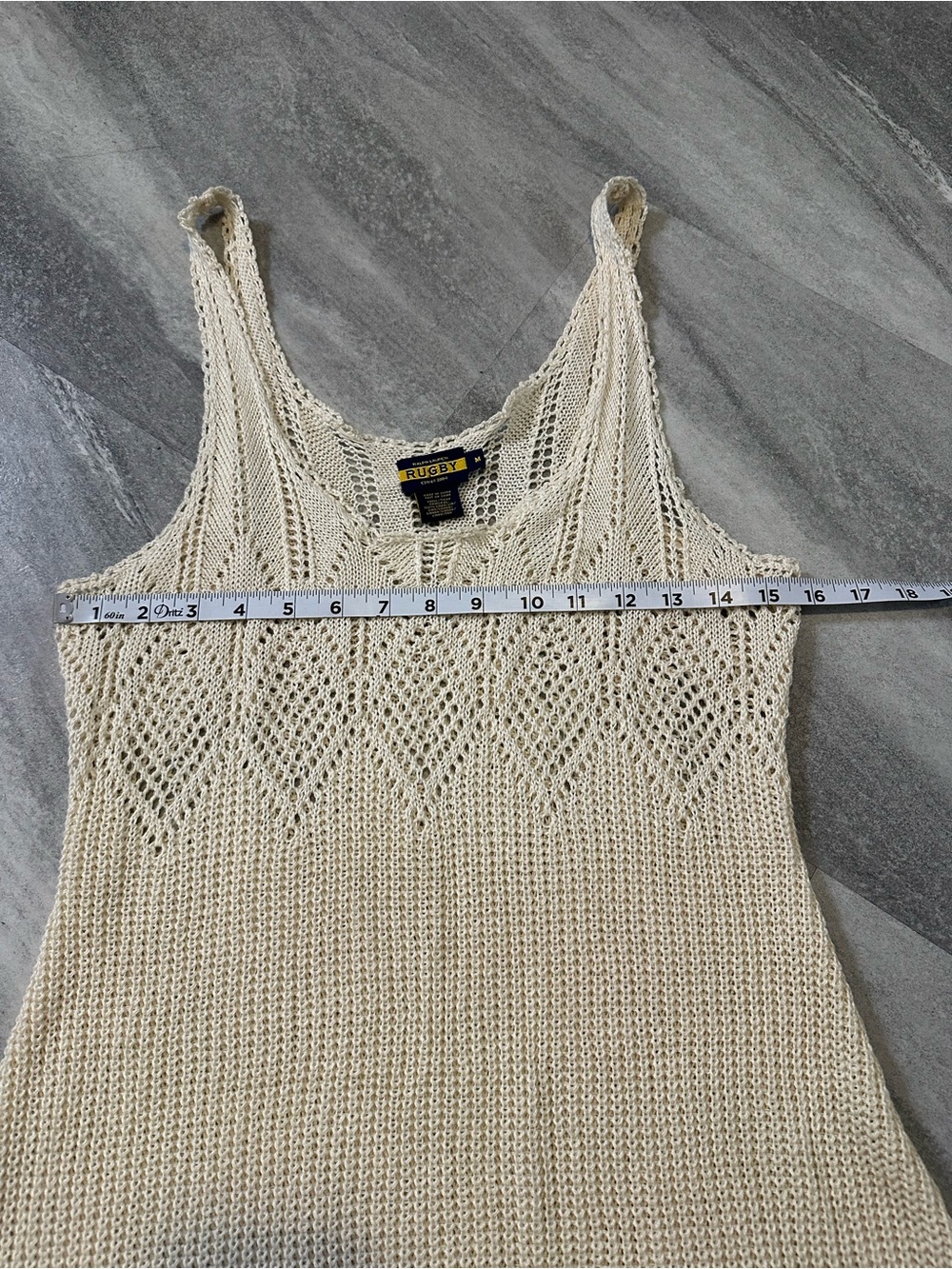Rugby Ralph Lauren crochet mini dress M - Picture 3 of 7